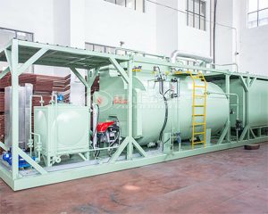 2 Ton Diesel Fired Skid-mounted Boiler in Oman