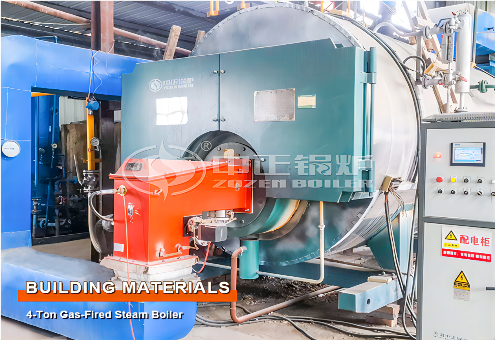 Oil Gas Steam Boiler for Building Materials