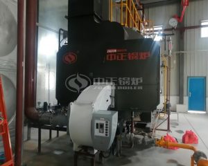 8 Tons Condensing Gas Steam Boiler in Lithium Industry